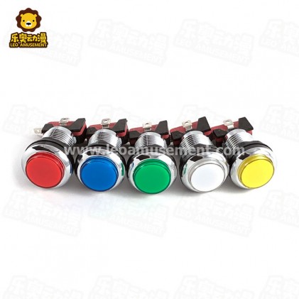 32mm chrome plated arcade buttons