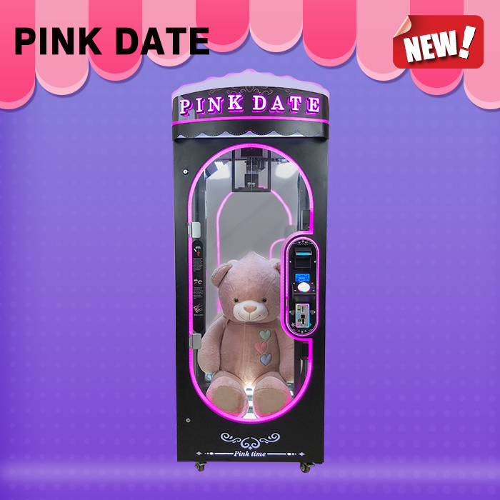 Pink date cut prize game machine